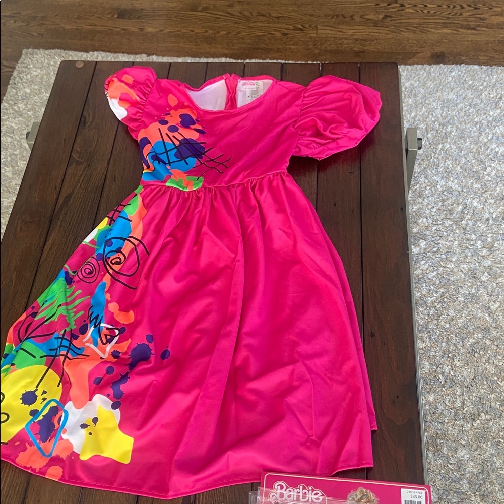 Barbie Weird Barbie got pink dress costume size-M-8-10